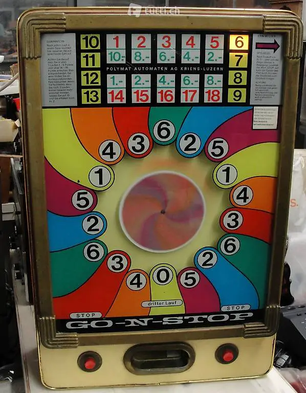 Kultobjekt: Go-N-Stop Geld-Spielautomat 2.-