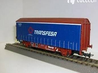  Electrotren Nr.1410 Güter-Planenwagen "TRANSFESA" H0
