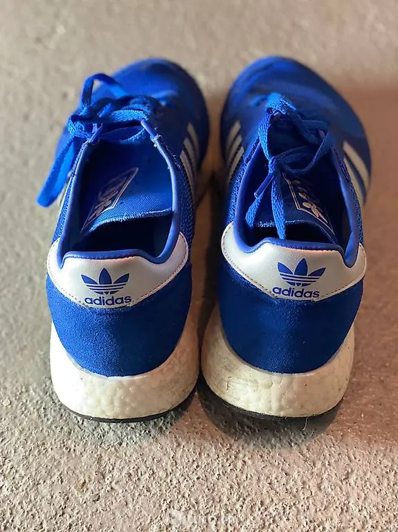 Adidas Schuh Boost Blau Gr. US 9 1/2 1x Getragen
