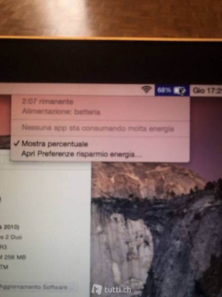 MacBook Pro 13 A1278 OS X yosemite