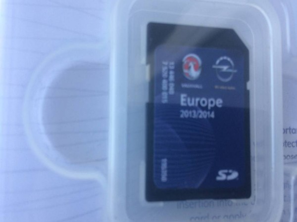 Navigation SD Card Opel
