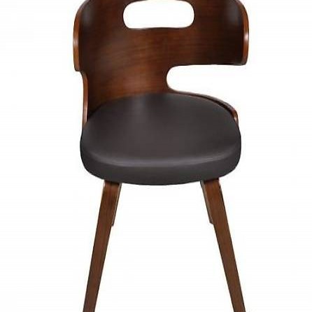  2xLederstühle Sessel Esszimmerstühle Sperrholz
