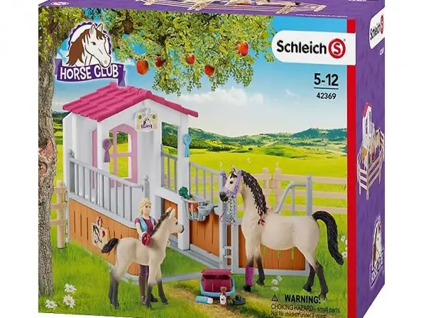  Schleich Spielzeug "Pferdebox mit Arabern 42369"