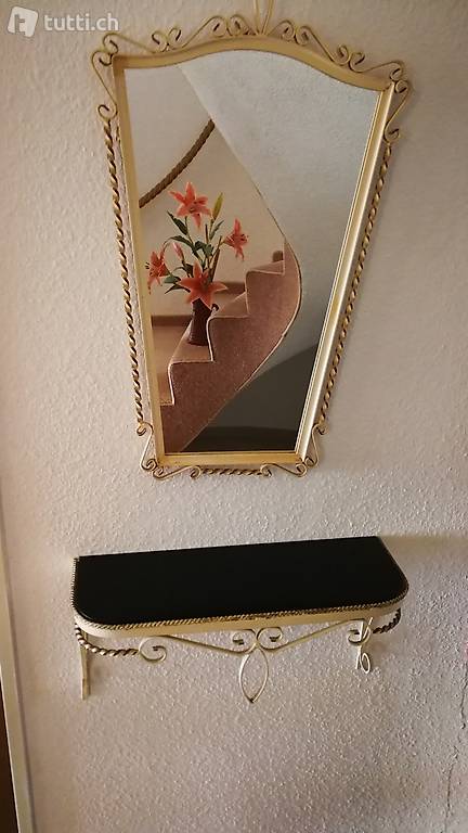Garderobe Spiegel mit Ablage