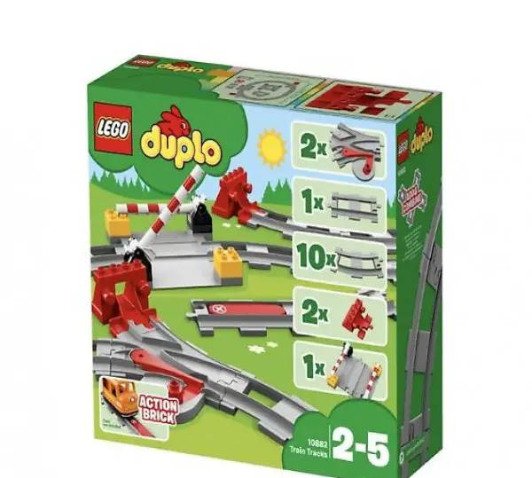  LEGO® Duplo® 10882 Eisenbahn Schienen