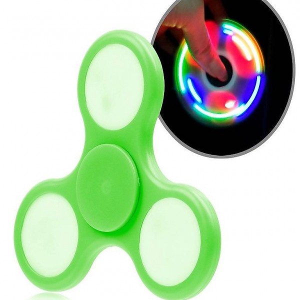  Portofrei grün LED Fidget Spinner Hand Pocket Fidget Spinn