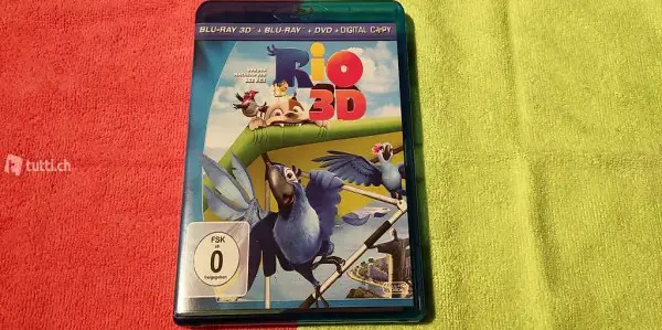  Rio 3D Blu-Ray + 2D Blu-Ray + Digital Copy!