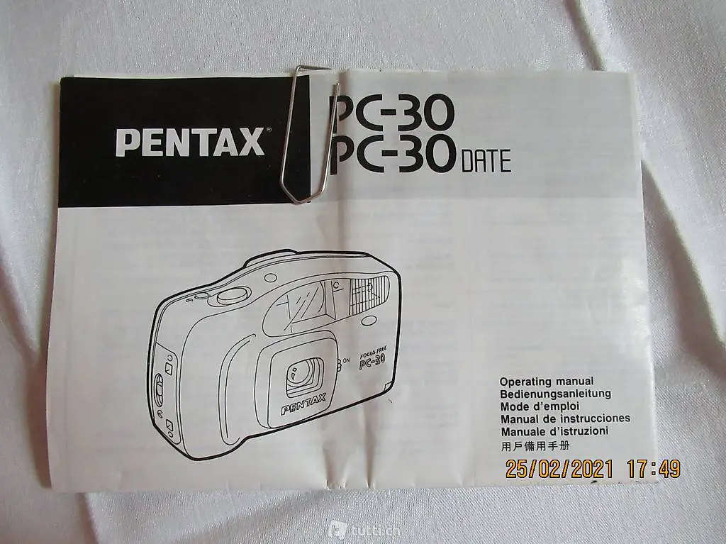 pentax pc-30 pc-30 date date