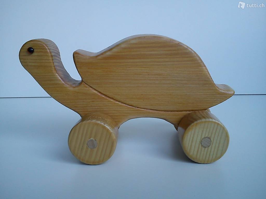Holzspielzeug Schildkröte