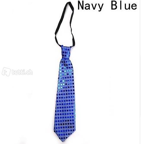  Blinkende Krawatte Blau