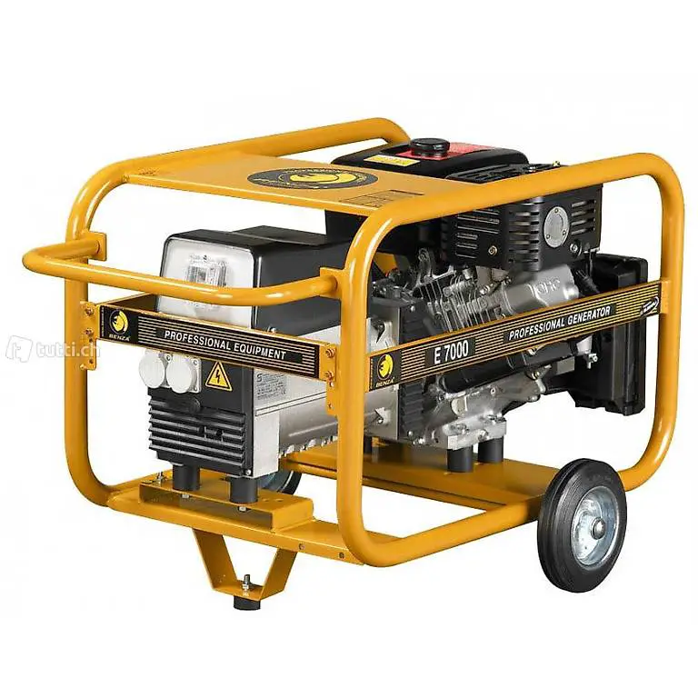  Benzin Stromgenerator / Notstromgenerator Robin Benza E 7000