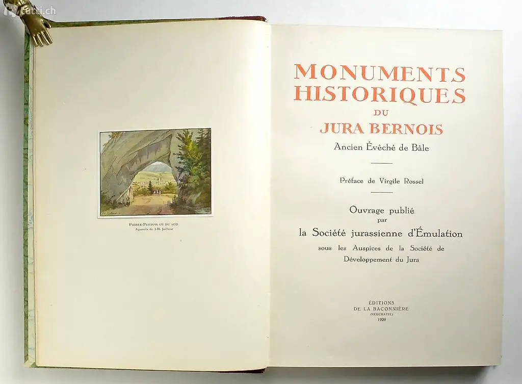 Jura Bernois.Monuments Historiques du Jura Bernois.