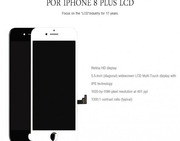  iPhone 8 Plus Display Touchscreen Digiti