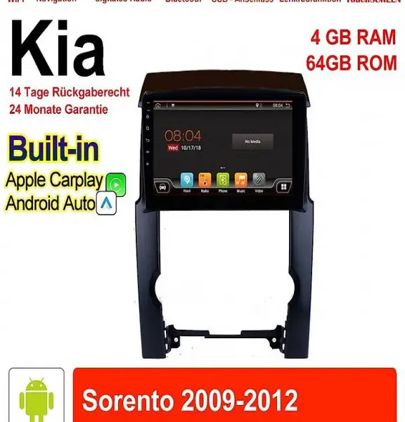  10 Zoll Android 10.0 Autoradio Für KIA Sorento 2009-2012