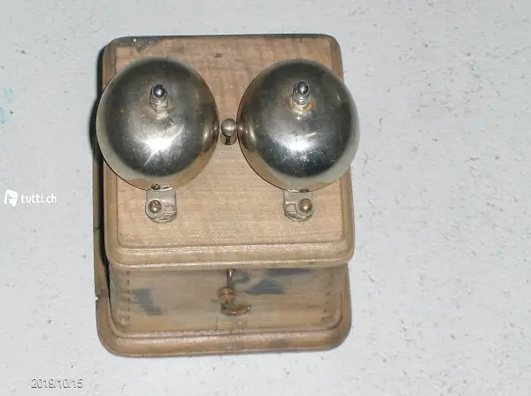 Antike Telefon Glocke Klingel Hausglocke