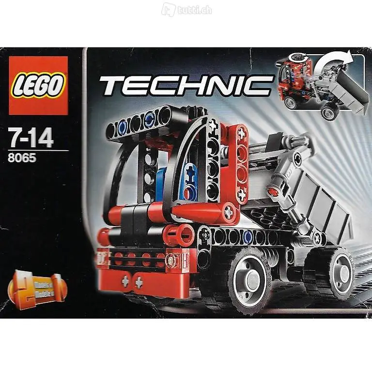 Lego 8065 Technik mini Lastwagen 2 in 1