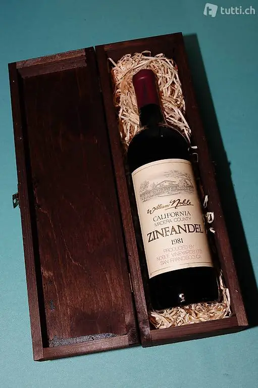 1981er William Noble Zinfandel - Madera - Wein - Geschenk