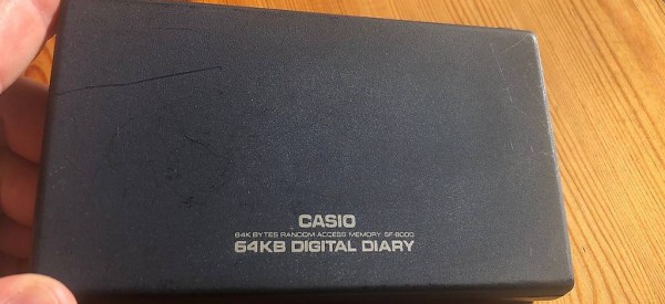 Casio 64kb Digital Diary SF-8000 Digital Business Organizer