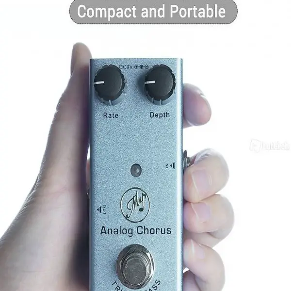  Analoges Chorus-Gitarreneffektpedal mit Frequenzreglern