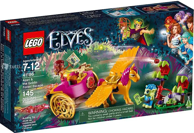 Lego Elves Azari & the Goblin Forest Escape 41186 Neu ungeöf