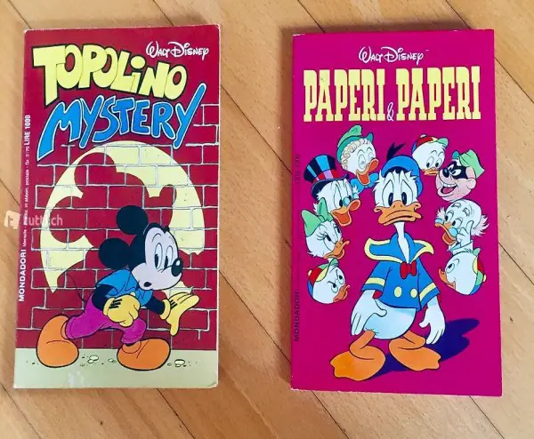2 Kinder- Comics von Walt Disney auf Italienisch