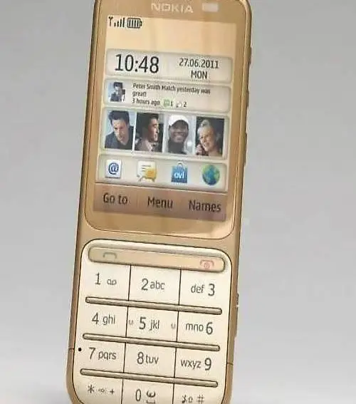 Nokia C3-01 Toch und Type * Gold Edition