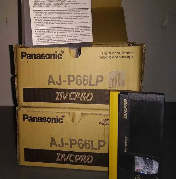 Video cassetta Panasonic digitale AJ-P66LP 66L DVCPRO nuove