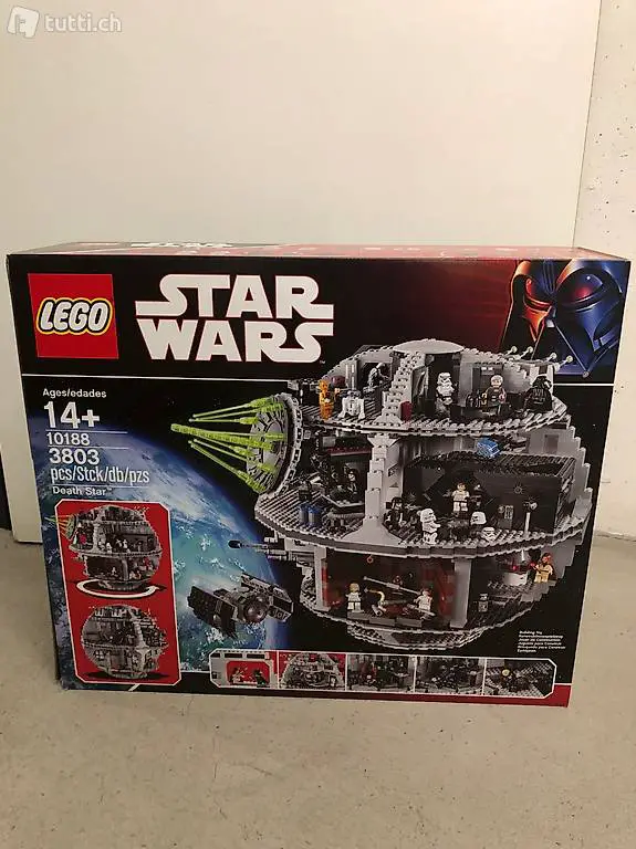 Lego Star Wars 10188 Death Star + teca in plexiglas