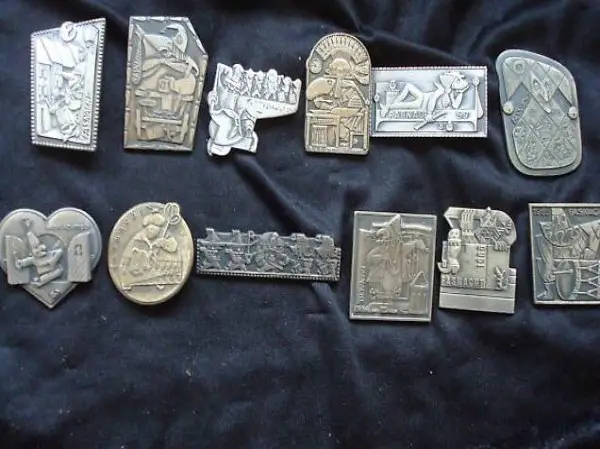 Plaketten Silber 1954 bis 1965