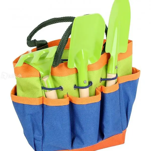  Kinder Gartengeräte Set BASIC mit Tasche