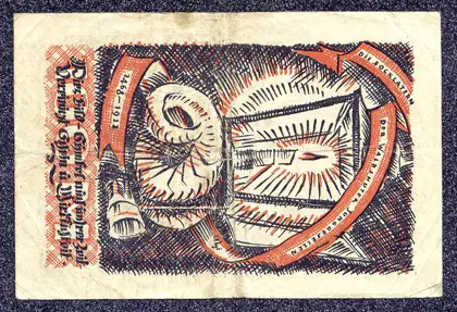 Banknote Notgeld "Stadt Waldshut 100 Mark" 1922 021123C