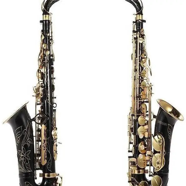  Alt Saxophon Eb antike Gold Schwarz inkl. Koffer und Zubehör