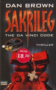 SAKRILEG - Der Da Vinci Code - Bestseller von Dan Brown