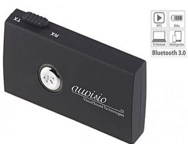  2in1-Audio-Sender und -Empfänger mit Bluetooth 3.0, 10 m Rei