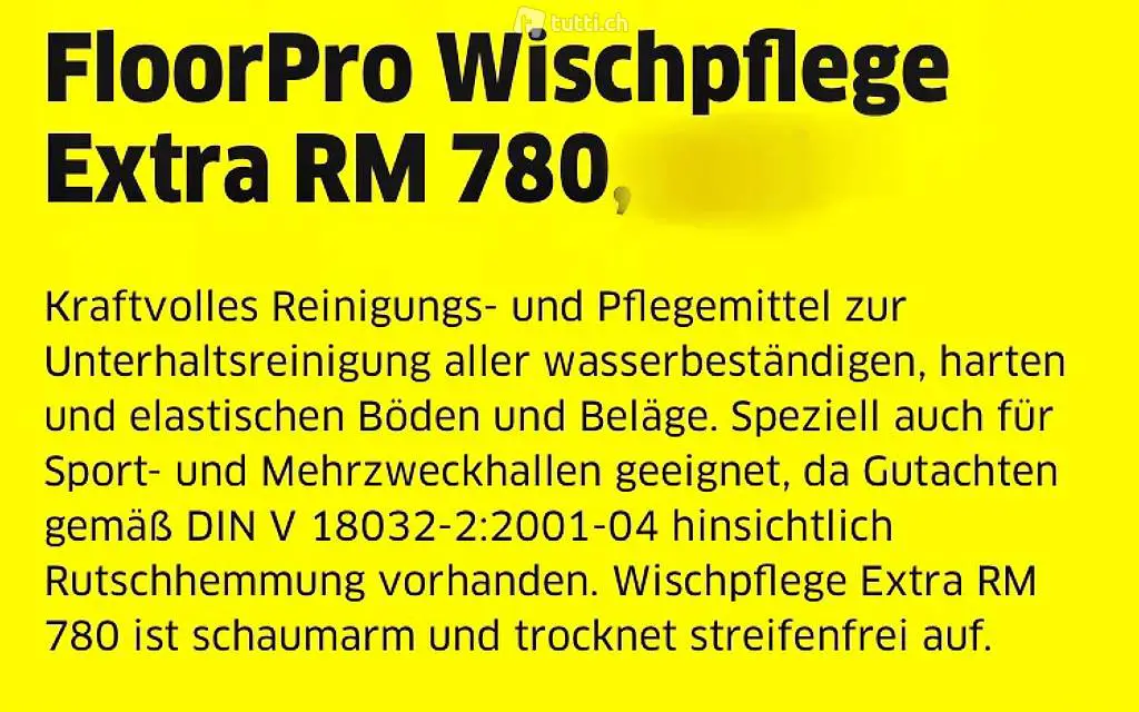 Kärcher Wischpflege EXTRA RM 780