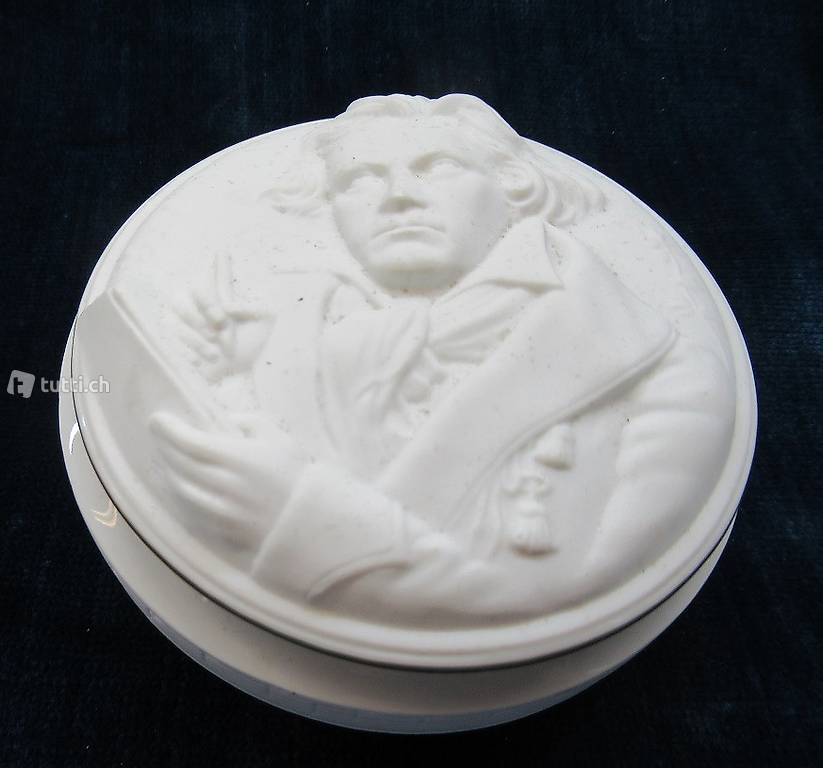  Relief Dose Beethoven Höchst Porzellan