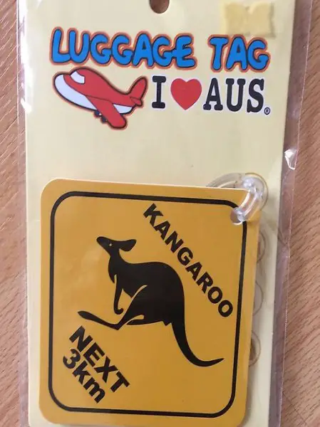 Kofferanhänger Australien - neu