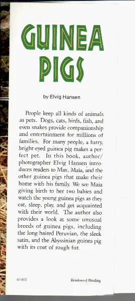 Hansen, Guinea Pigs (English Edition)