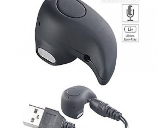 Winziges Akku-In-Ear-Headset mit One-Touch-Bedienung, Blueto