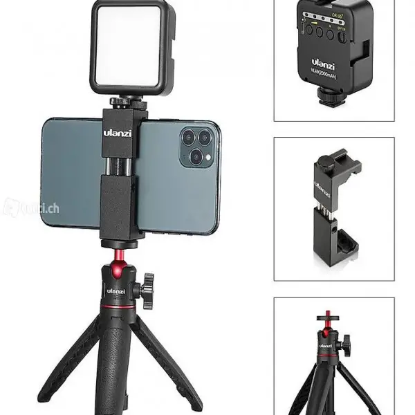  ULANZI Smartphone Vlog Kit 3 VL49 Mini Led Video Licht
