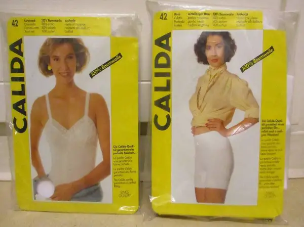 Calida-Set mit Kurzhemd / chemise + Hose / culotte Gr.42 NEU