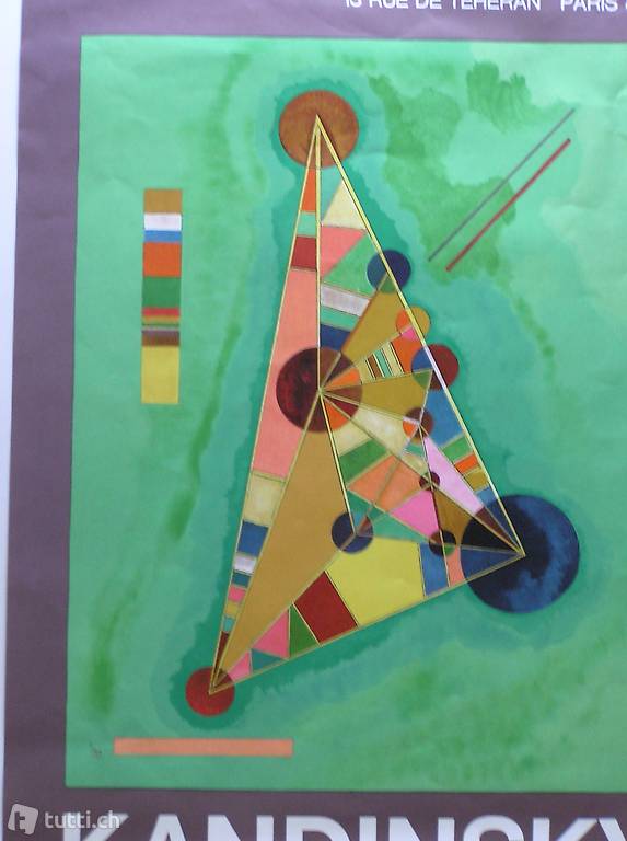 Kunstdruck 45 x 72 Kandinsky Bauhaus Dessau 1917 -1933