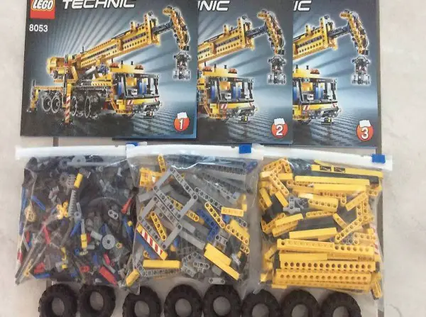 Lego Technic Kranwagen 8053, zerlegt, Originalbauanleitungen