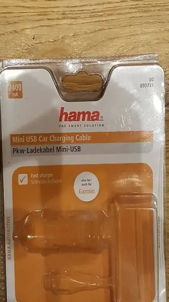 Ladekabel für Auto Mini-USB Neu