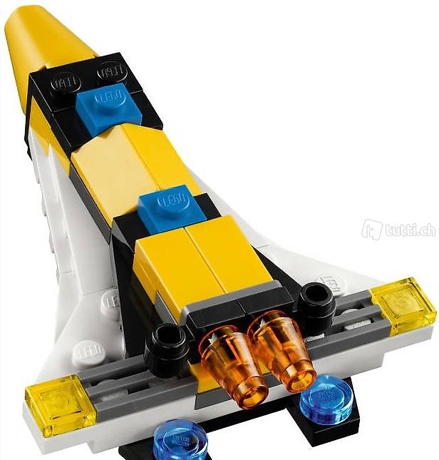 Lego 31001+ 4837: 2x 3 in 1 Lokomitive + Flugzeuge