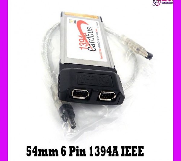  PCMCIA 54 mm 6-polige 1394A IEEE 1394