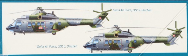AS332 Super Puma Schweizer Luftwaffe 1:72 von Italeri