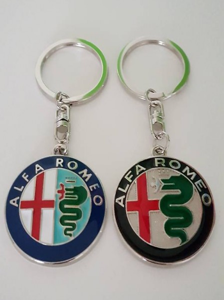 Schlüsselanhänger Alfa Romeo Neue Emblem