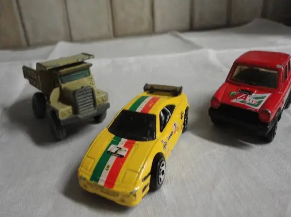  Fahrzeuge ,Spielzeugautos, DUMP TRUCK, AUTOBIANCHI A 112