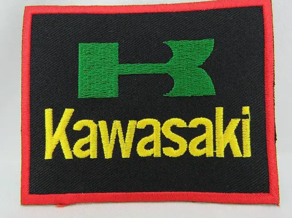 KAWASAKI - Aufnäher - Aufbügler - 10 x 6,8 cm